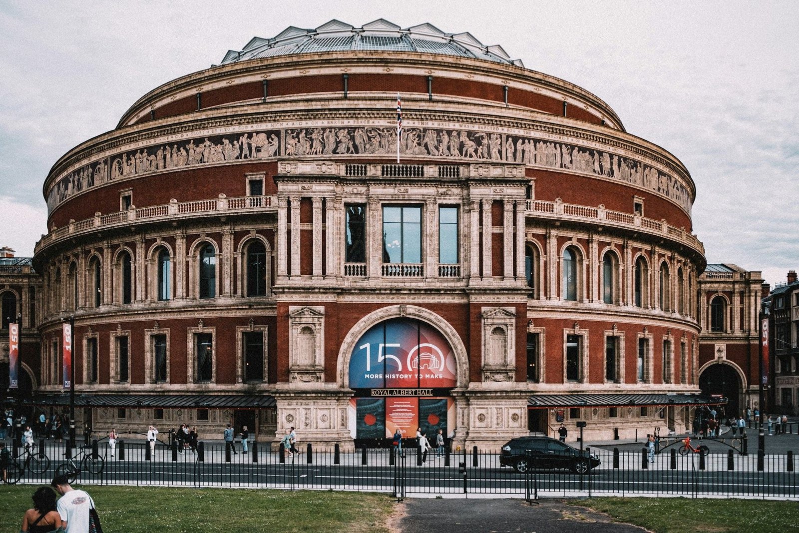 Royal Albert Hall seen from Kensington Gore